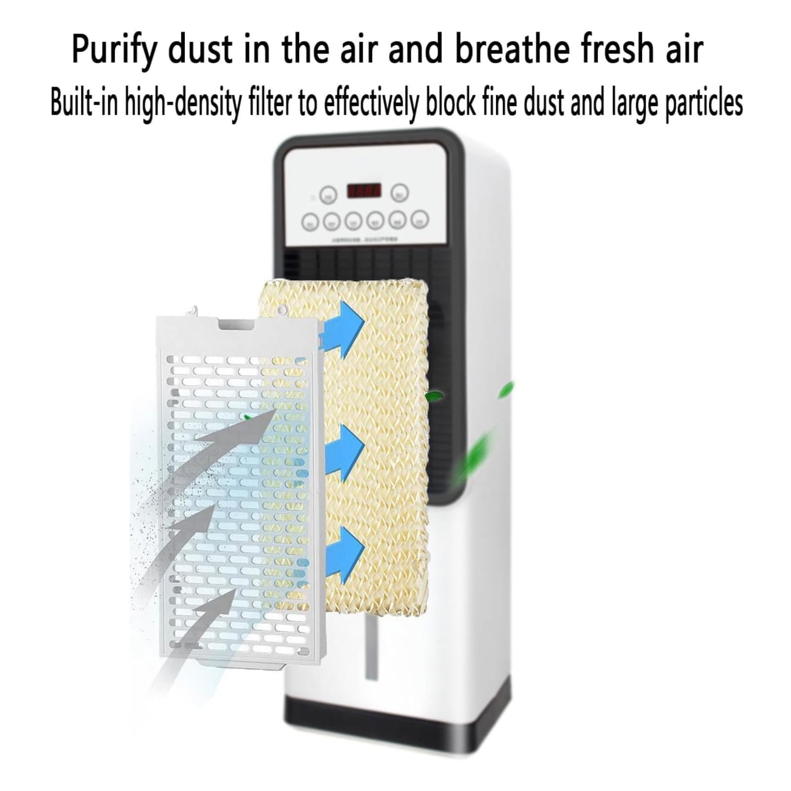 Aire Acondicionado Enfriador De 12000 Btu Con Control Remoto, Enfriador Evaporativo Y Calefactor Para Oficina En Casa