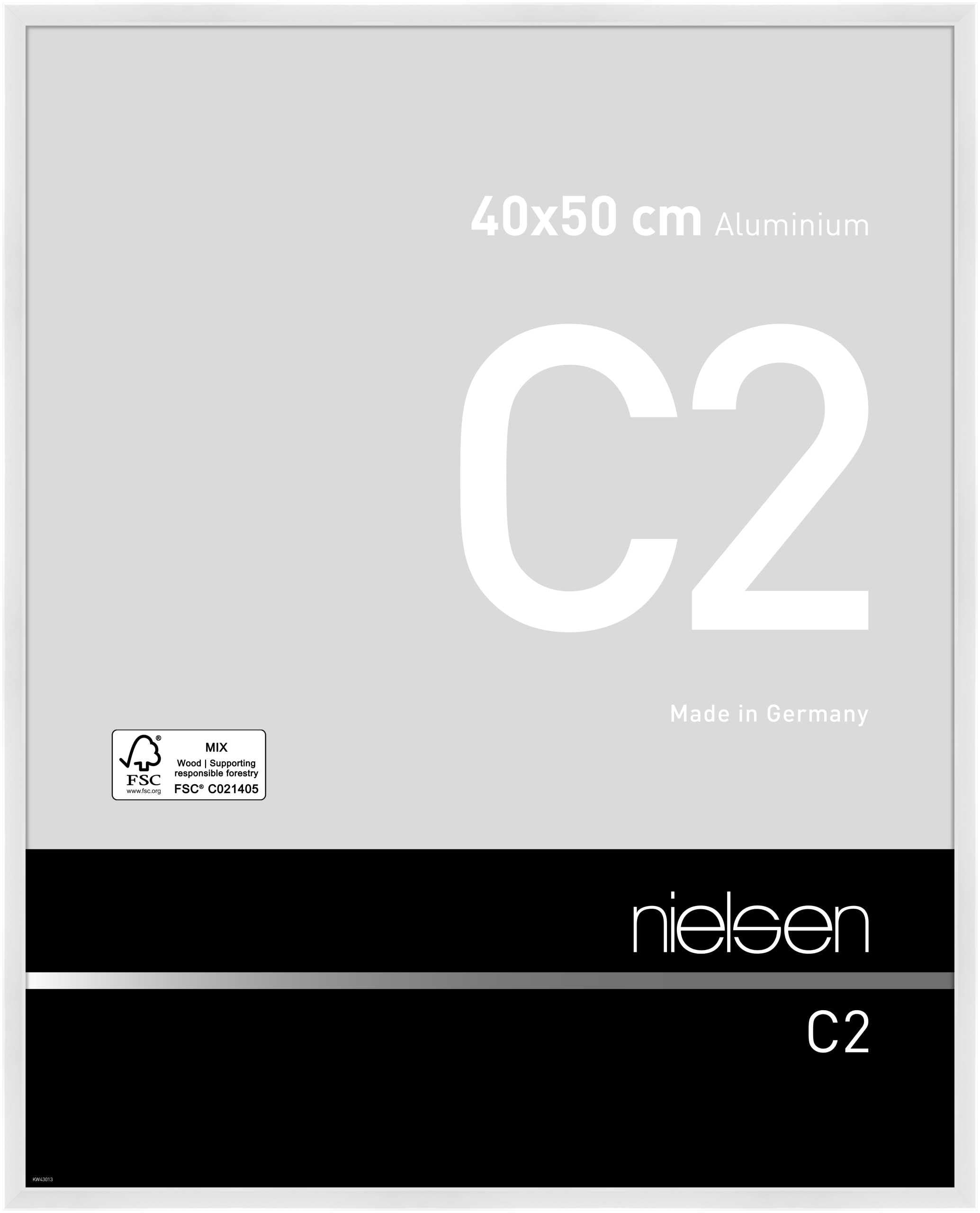 Nielsen C2 Aluminium Picture Frame 40x50 cm White