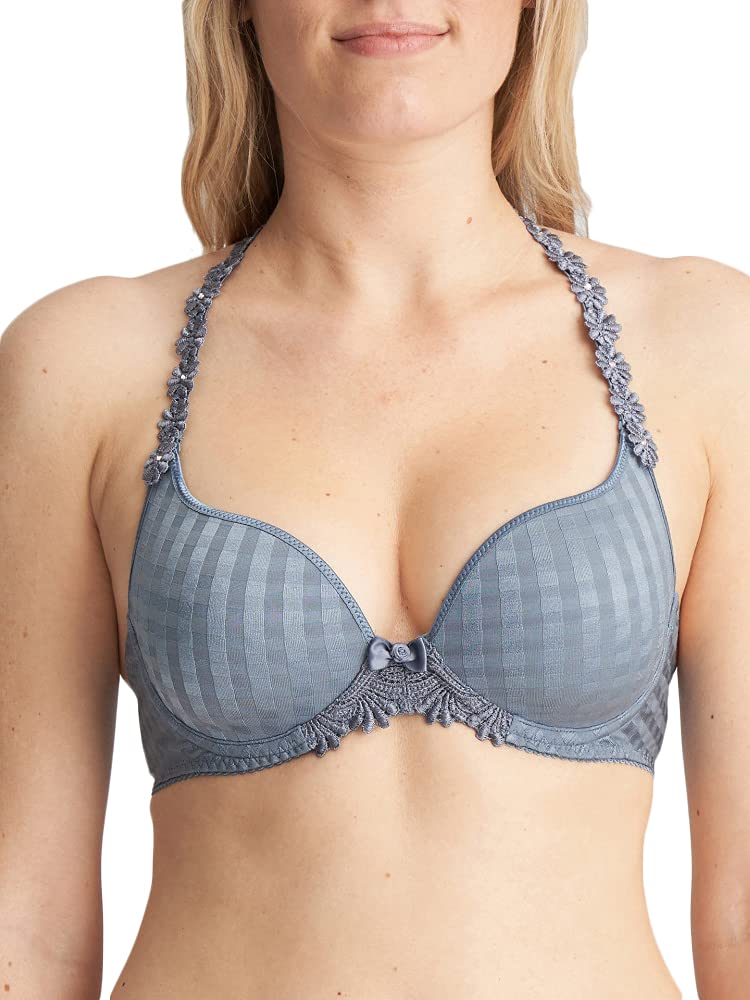 Marie Jo Avero 0100416-ATB Atlantikblau Karierter gepolsterter Bügel-BH 70C