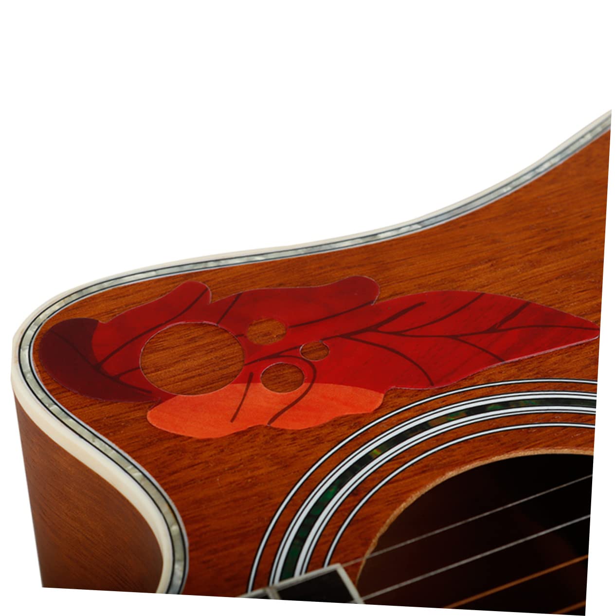Toyvian 10sets Battipenna Adesivo Per Chitarra Acustica Stile Foglia Da Design Creativo e Facile Installazione Protezione Antigraffio Per Chitarra Folk Accessorio Eccellente Per Musicisti