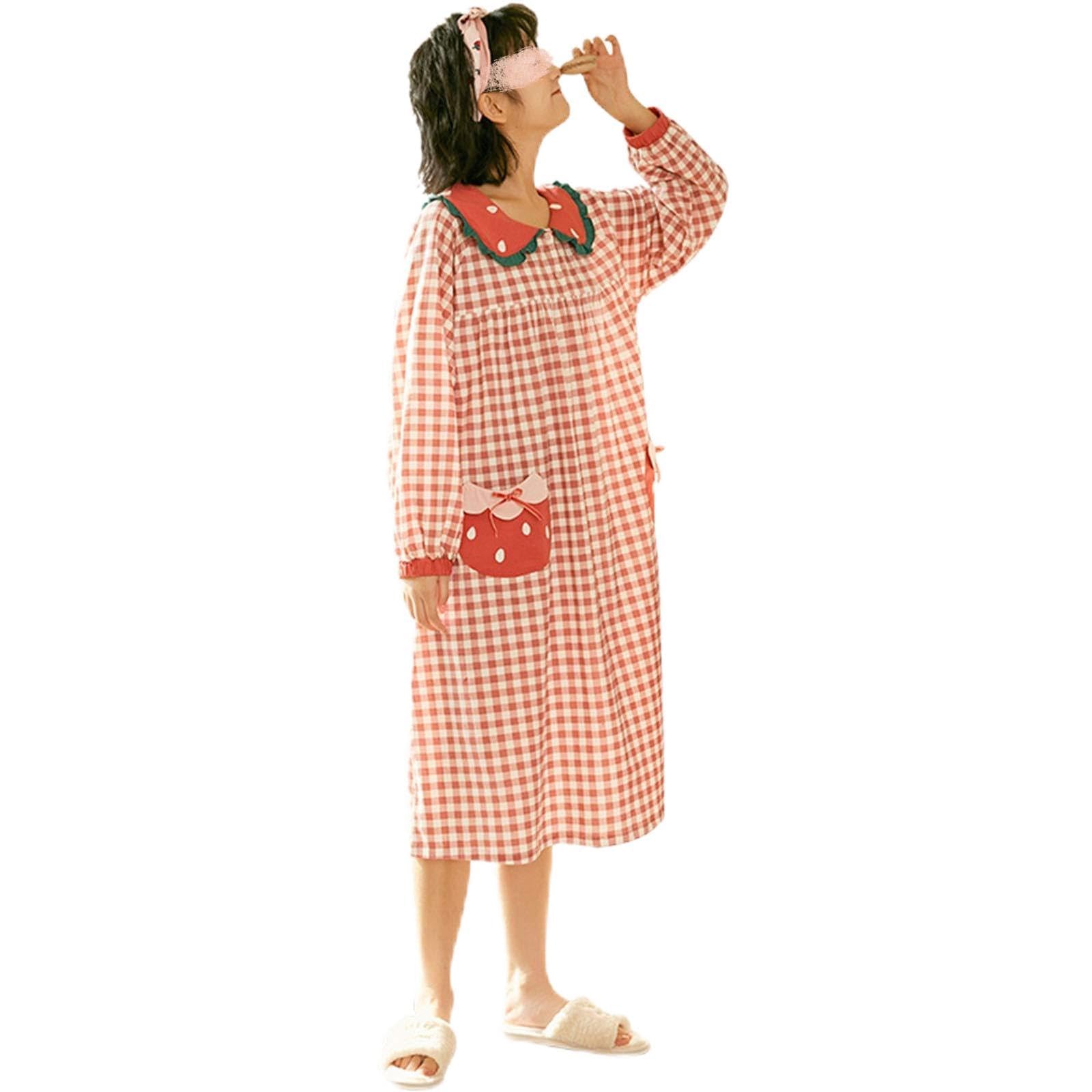 Pijama de invierno para mujer, conjunto de pijama suave de manga larga para mujer