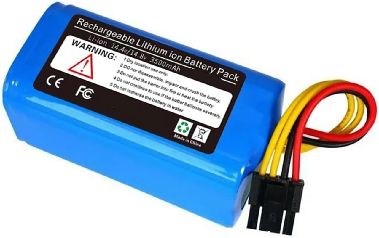 14.4V 3500mAh Robot Vacuum Cleaner Replacement Accessories Li-ion Battery,Compatible For Airrobo P10(3500mAh)