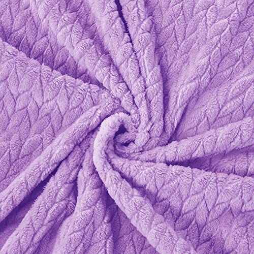 Whale Flotilla Fleece Throw Blanket For Couch With Plush Decorative Pattern, Soft Fluffy Throw Blanket For Sofa, Cozy And Lightweight, Lilac, 50X70 Inch #TOP2