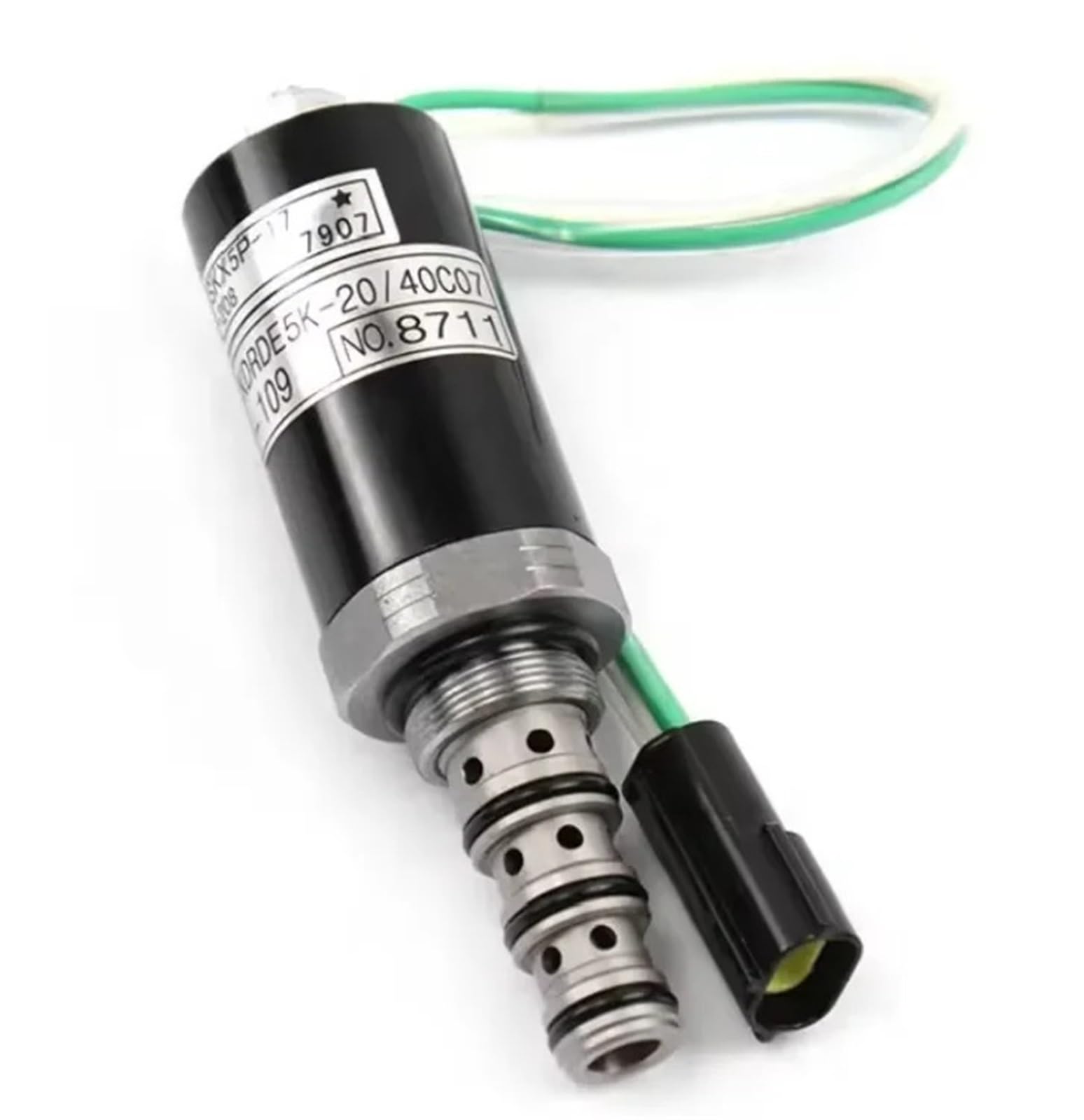 ZIDRICDND Solenoid Valve KDRDE5K-20/40C07-109 Hydraulic Solenoid Valve R220-7 R210-7 SKX5P-17-208