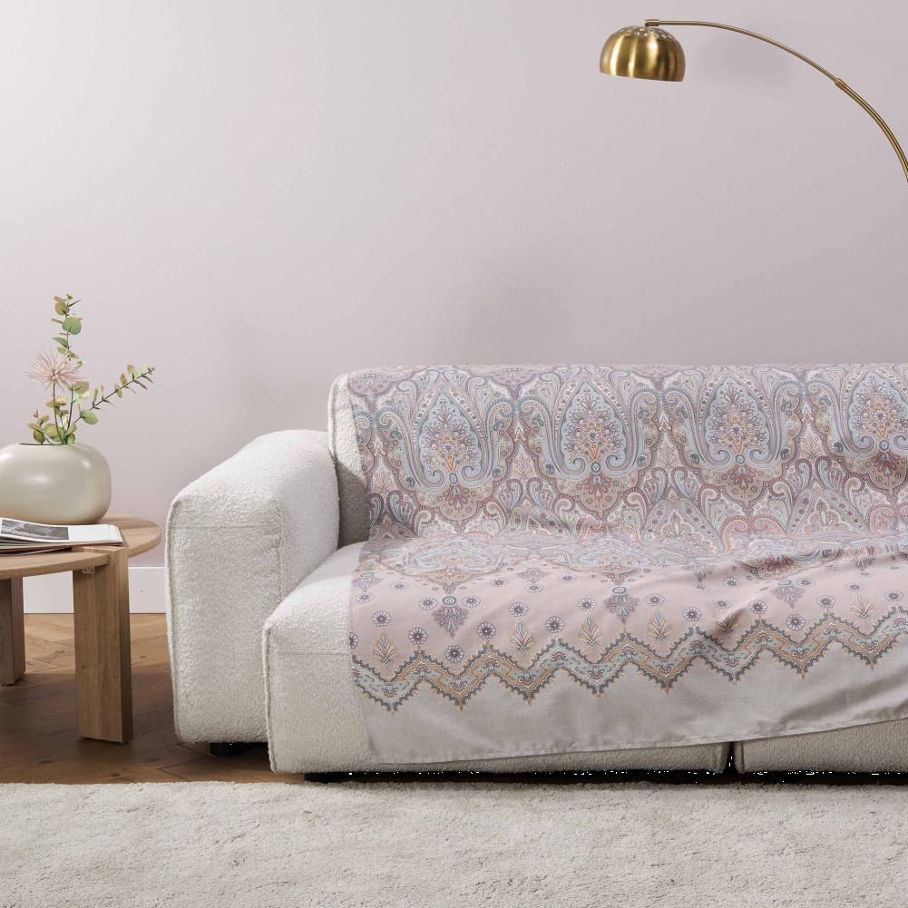 Bassetti Granfoulard Telo Copridivano, Copritutto, Telo Arredo Gran Foulard per divano, 350x270 cm, Copriletto, Copritavolo Isolabella 41