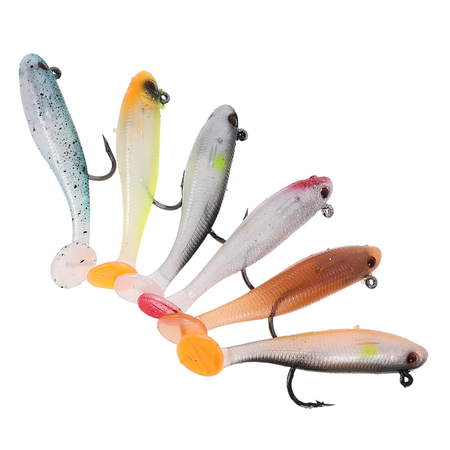 TOYANDONA Appât pour Bar Sel Chasseur Eau Salée Leurres De Basse Truite Gabarits De Pêche Leurre pour La Pêche Appâts De Pêche Appâts Professionnels Acier Inoxydable 6