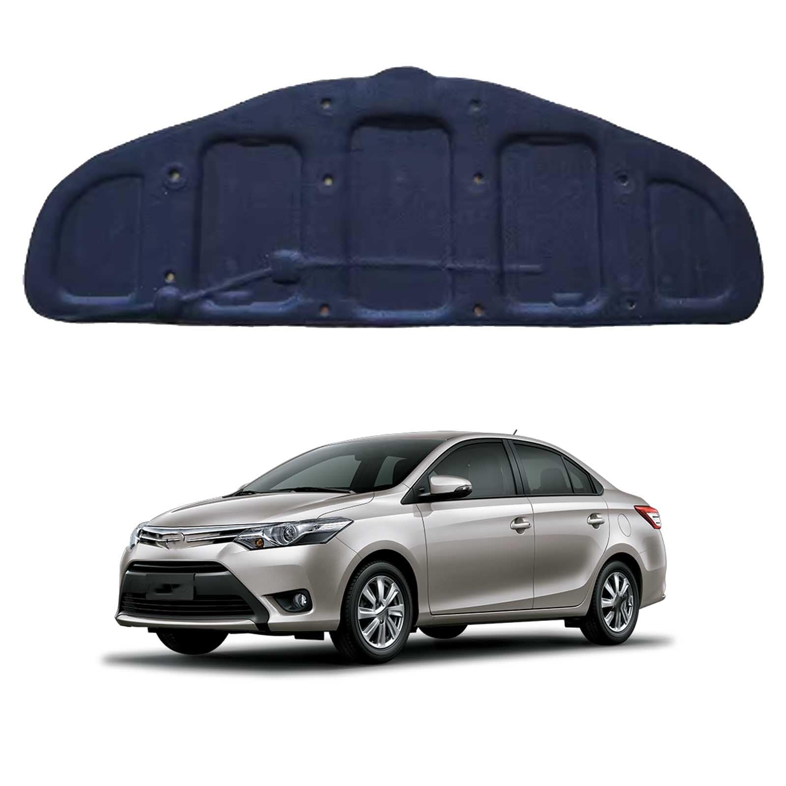 Papep Normal Heat Shield & Soundproof Cotton For Toyota Vios 2014-2018, Bonnet Engine Insulation Mat, Noise Reduction Thermal Liner Cover For Car Hood