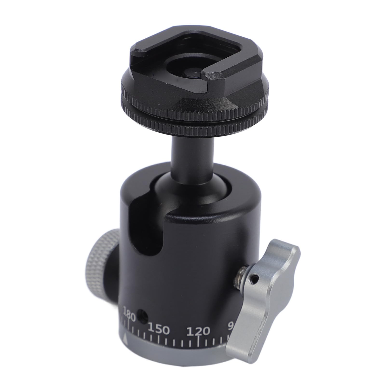 Tripod Ball Head, Tripod Head Camera 360° Panoramic, 1/4 Screw Mount, Anti Slip, Tripod Head for Monopod, Slider, DSLR Camera, Camcorder
