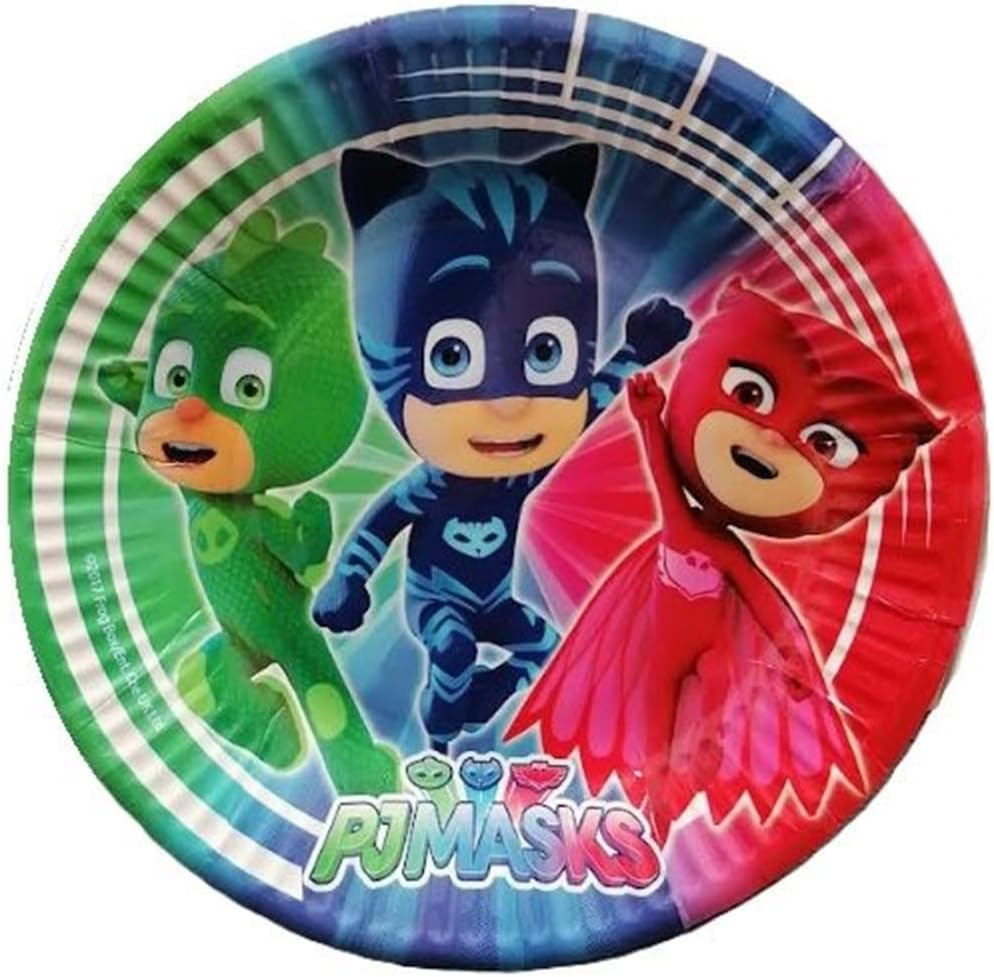 5121 Birthday Party Set 8 Paper Plates 23cm Bears 18cm