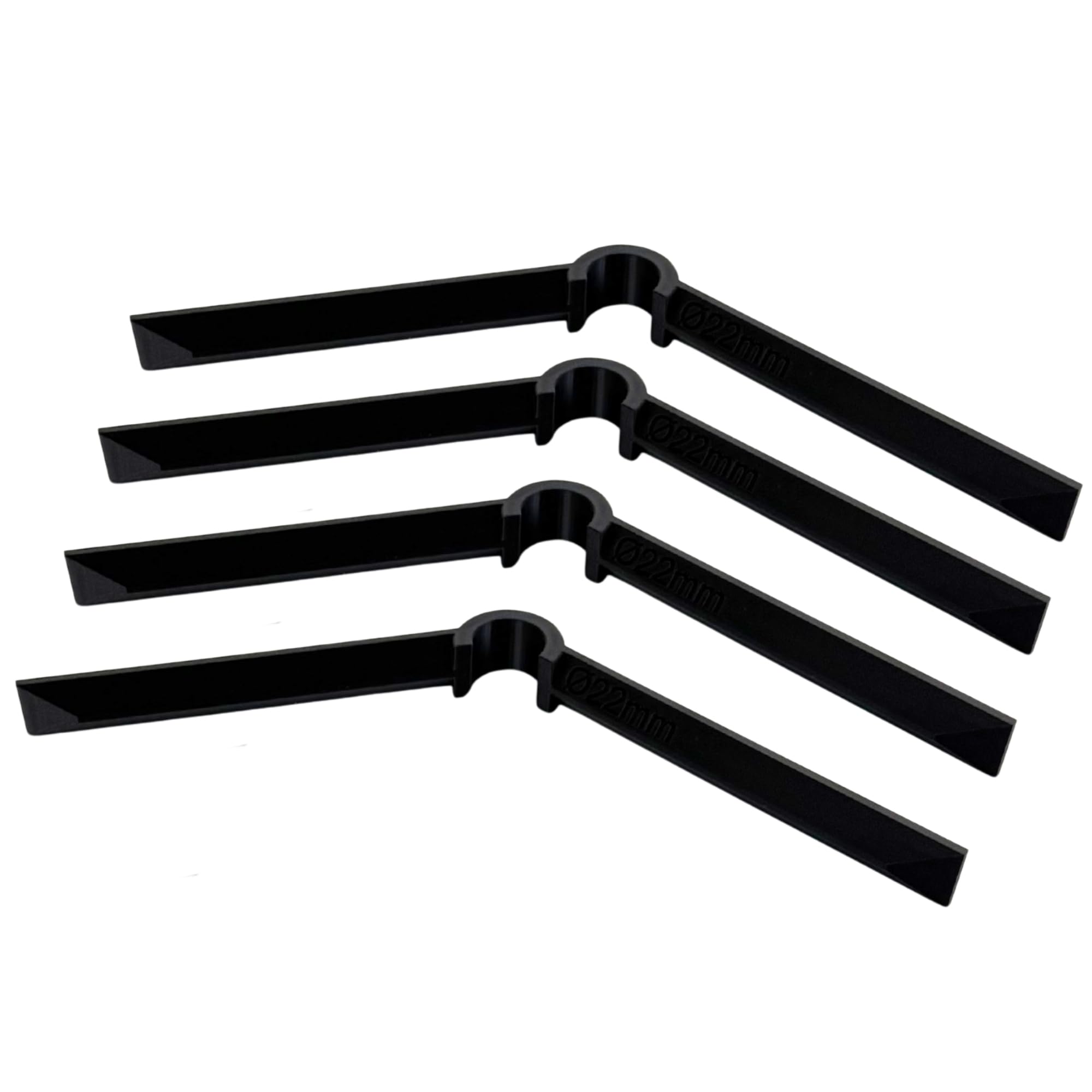 4 x Replacement Part for Grow Box Fixture Poles Space Booster Tent Cabinet Poles Attachment Accessories Grow Cabinet Suitable for Grow Box AC Infinity Cloudlab 722 Vivosun PRO BloomBoxx (22 mm)