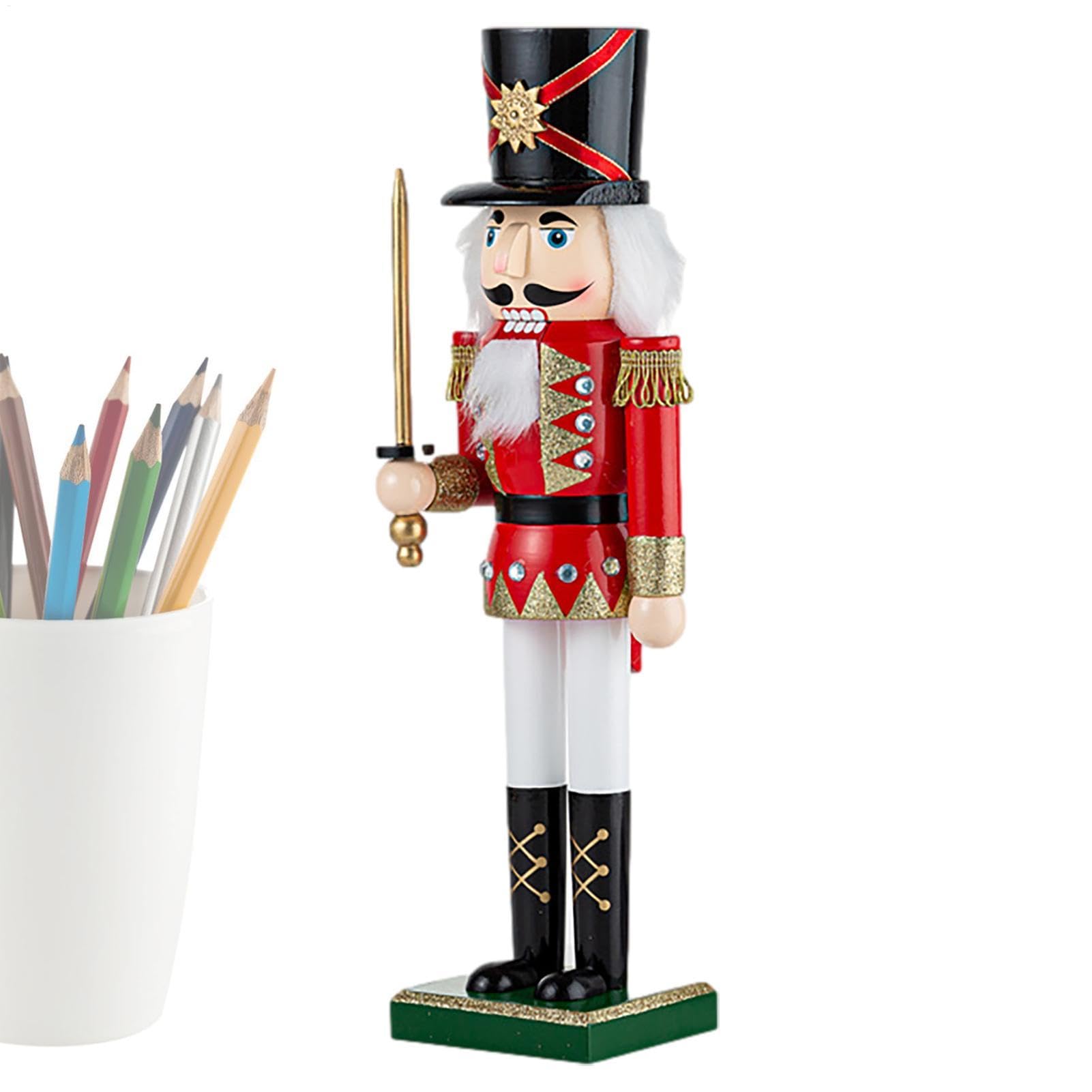 Casse-Noisette en Bois Noël 38 cm : Cadeau Traditionnel Idéal