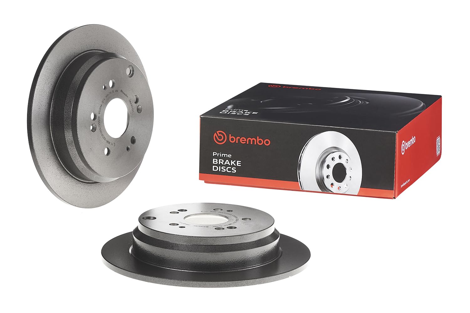 BREMBO UV Coated Solid Brake Disc Pair - Fits Honda - 08.A871.11 - OE Quality