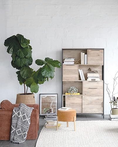 Miniatura 8 de Bloomingville Juego de 2 sujetalibros de hierro fundido para mujer, 9 pulgadas de largo x 2 pulgadas de ancho x 6 pulgadas de alto, dorado