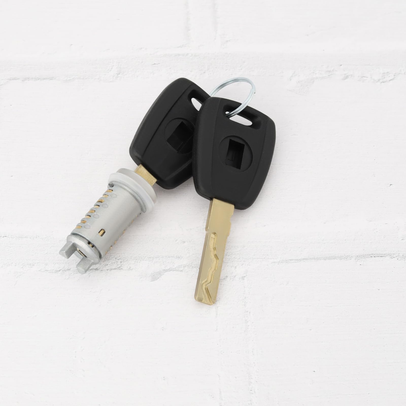 SG Store 1 cilindro serratura porta con chiavi compatibile con Fiat 500 2007-2022 compatibile con Fiat Punto 188 1999-2010 OE 71771348 39,4 x 19,7 mm Gruppo serratura della porta del veicolo