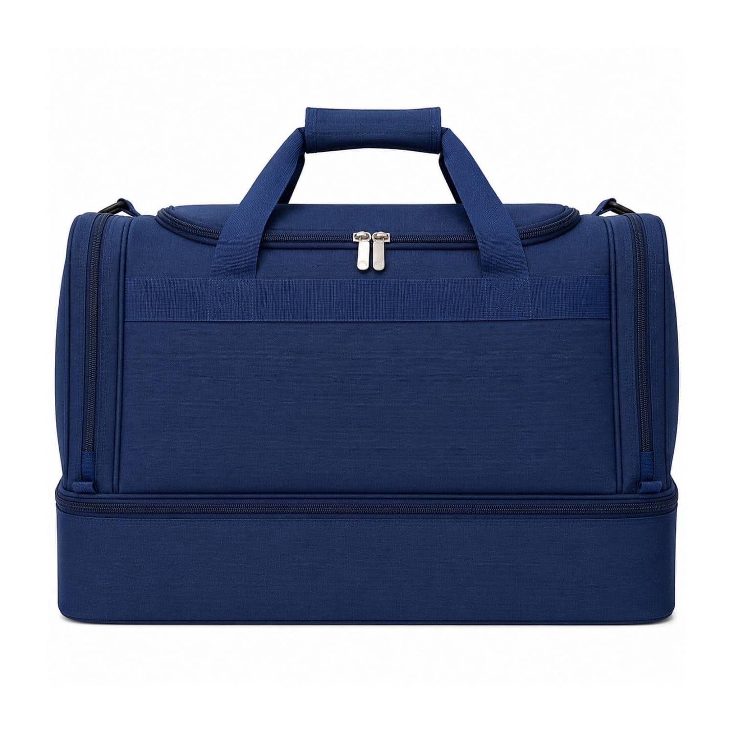 URJIX™ Oxford Material Travel Duffel Bag Structured Navy Blue | Main Compartment Dry-Wet Separation Capacity Navy Blue-image-4