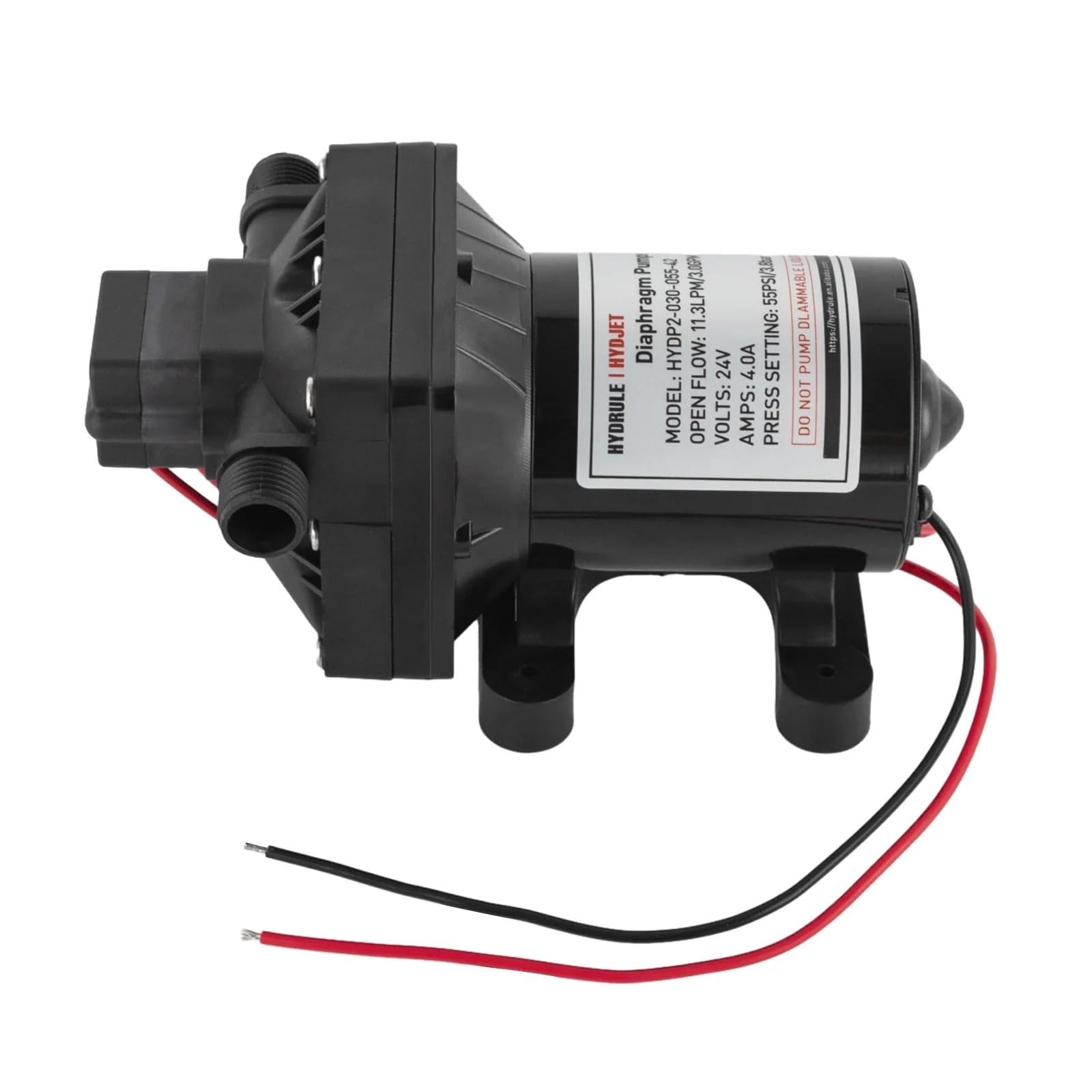 CUDTAPI RV/Boat Water Pump Booster Diaphragm Self-priming High-performance(Onecolor)