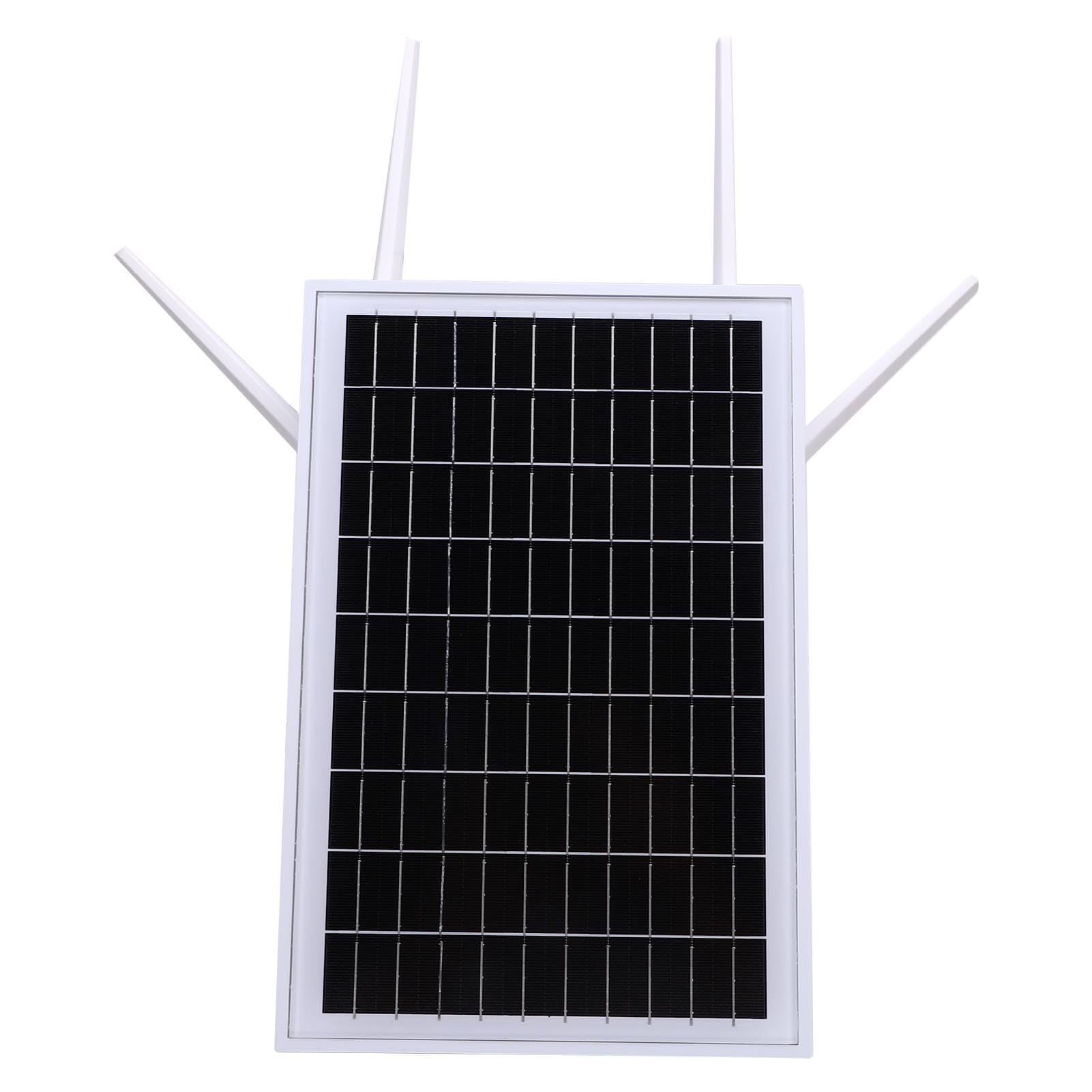 Routeur 4G LTE à énergie Solaire, Conception étanche IP66, Prise en Charge WiFi Multi-appareils avec Panneau Solaire 15 W pour Camping, Camping-Car, Extérieur, Yacht, Ferme (Version