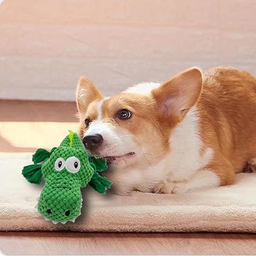 Miniatura 4 de AIMETING - Juguetes duraderos para masticar para perros, juguete chirriante con divertido papel arrugado, juguetes de felpa adecuados para perros