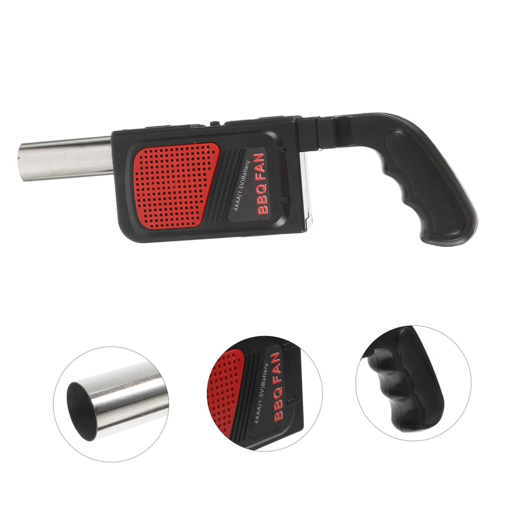 ibasenice Ventilatore Barbecue Elettrico Portatile 2 Pezzi 4 Aa