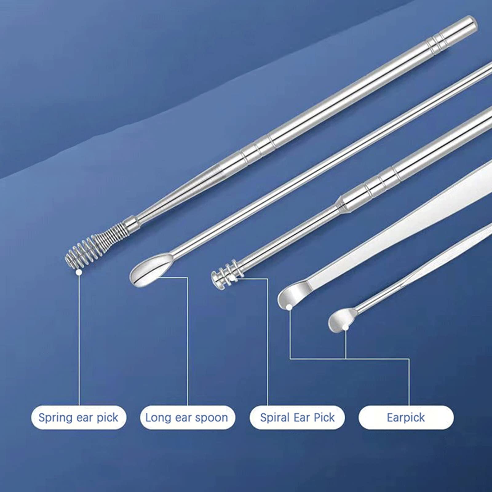 Produits d'élimination du cérumen Cure-Oreille Nettoyeur d'oreille Outil d'élimination du cérumen Bâtonnets Dissolvant de cérumen Oreille P