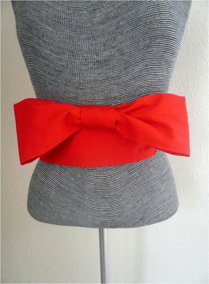 Japanese 4" x 110" Cotton OBI Sash Belt Kimono Yukata Red/Made in USA2