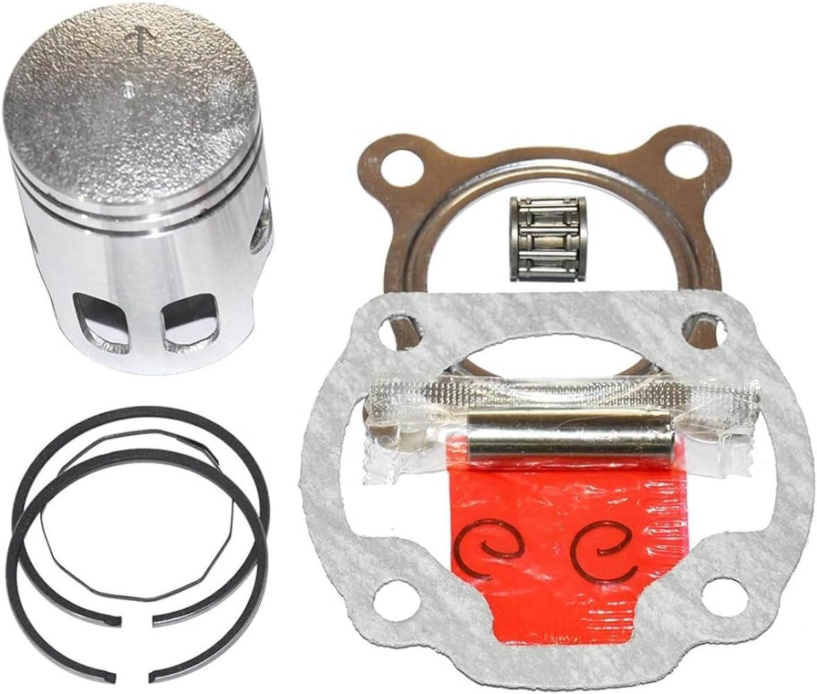 Piston Piston Ring Bearing Gasket Set Compatible with Yam-aha YN CS CW 50 cc 50cc