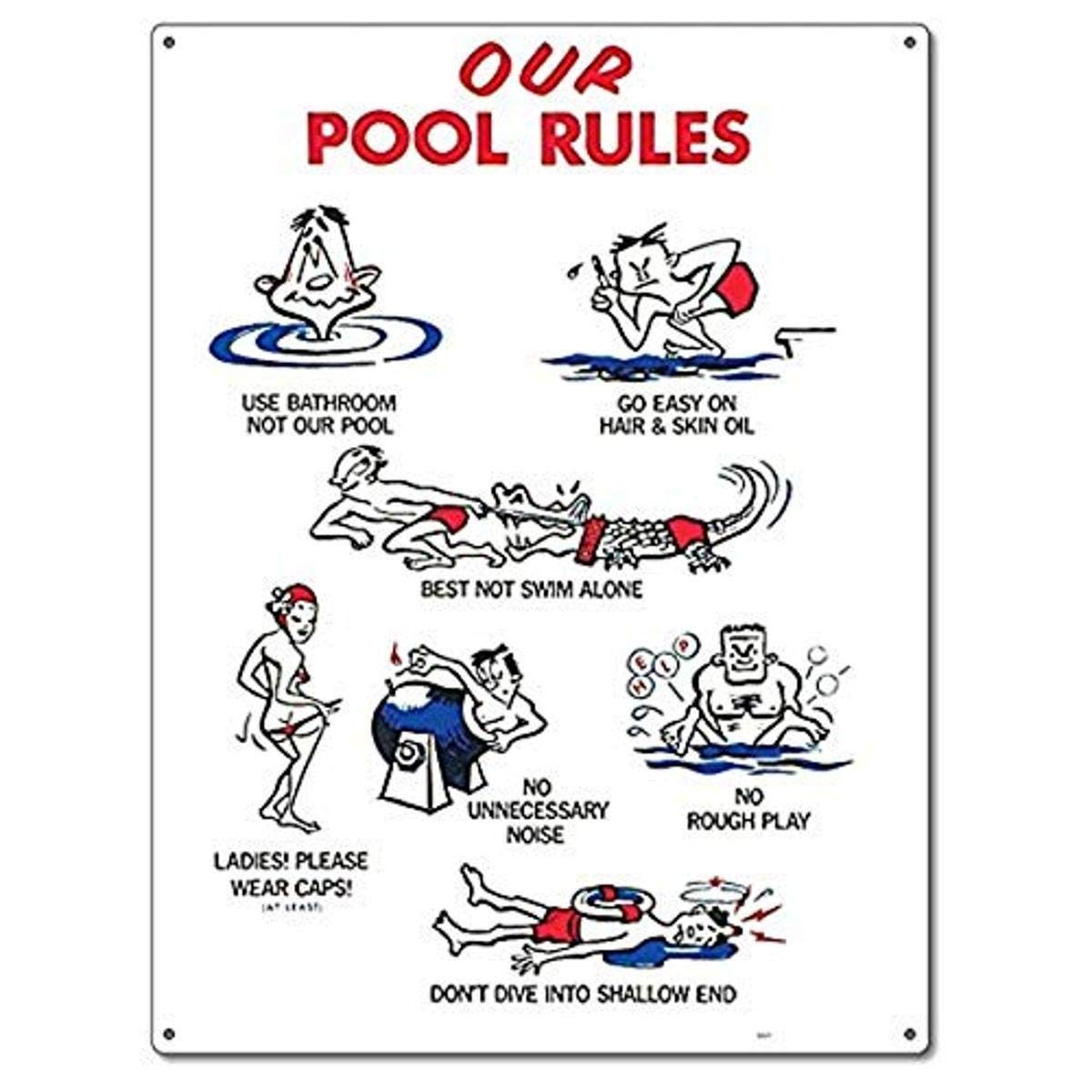 Poolmaster Sign For Residential Or Commercial Swimming Pools