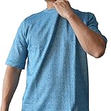 Zishine Protective T-Shirt, Level 5 Cut Resistant Anti Slash Stab Short Sleeve Safety Top(blue)