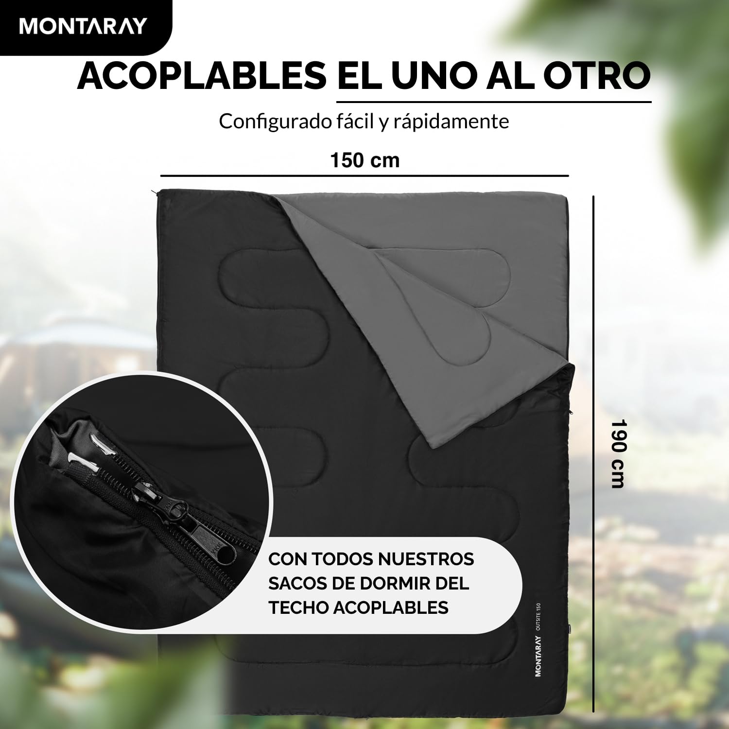 Saco de dormir con manta para 3 – 4 estaciones, saco de dormir exterior para camping con almohada, saco de dormir suave y cálido, con y sin capucha, saco de dormir para adultos, saco de