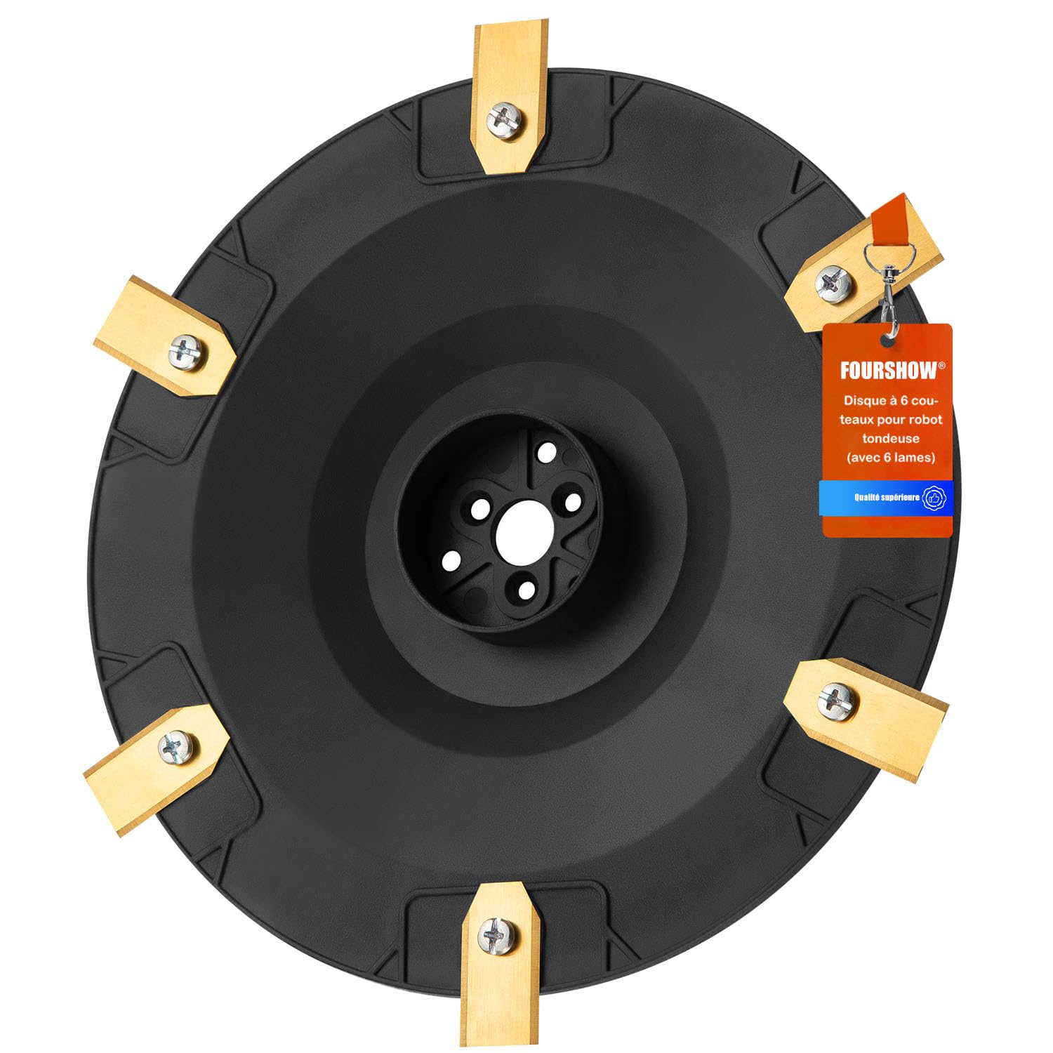 【Coupe Plus Efficace】Plaques de lames + 6 pièces de lames de rechange compatibles avec Husqvarna Automower pour 420,430x,440,520,550 série Jusqu'au modèle 2019,disque pour robot tondeus