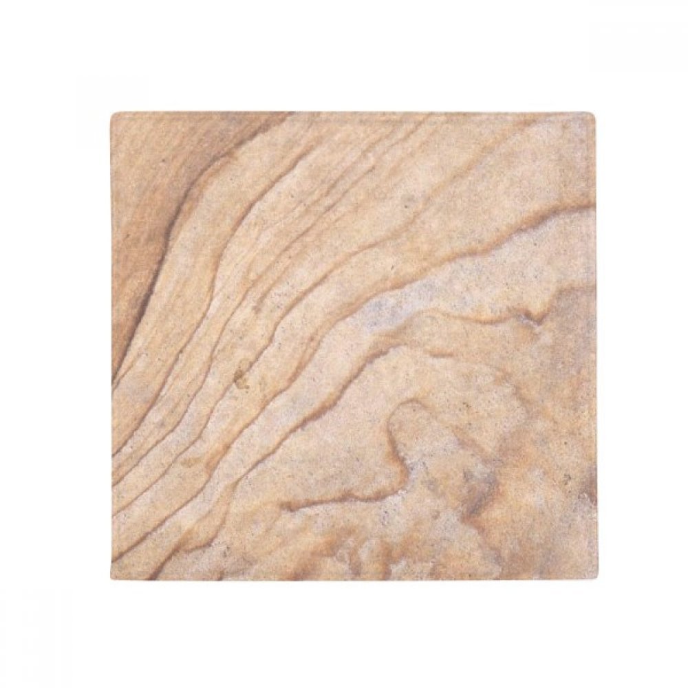 Tapis de bain rond 60cm marbre abstrait orange, une idée cadeau déco originale