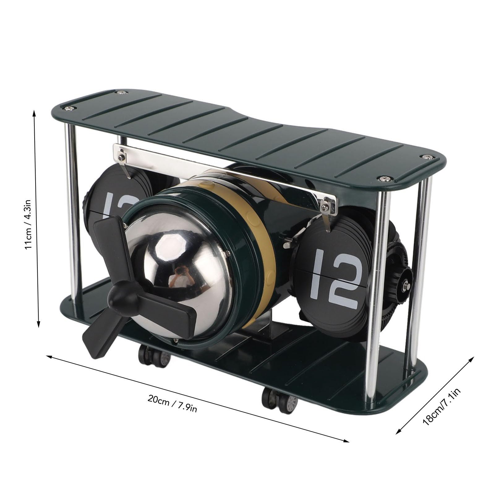 Orologio Aereo Flip con Funzione di Temporizzazione (GREEN)