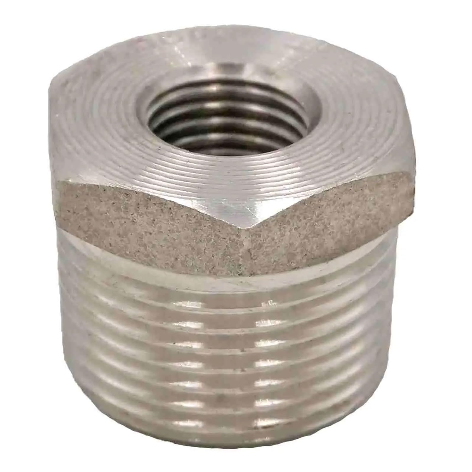 3/4" NPT Male x 1/4" NPT Female 304 Stainless Steel Reducing Bush Forged Pipe Fitting 3000 PSI Air Water Gas Oil