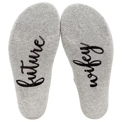 Udobuy Father of the Bride - Wedding Socks - Wedding Gift - Keepsake - Gift from Bride - Special Walk Socks, Wifey, 1.5-2 Cover