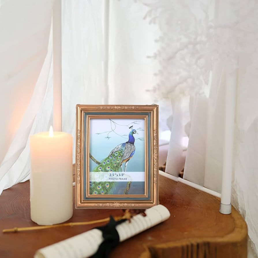 Amazon.com - SIKOO Vintage 2.5 x 3.5 Picture Frames Small