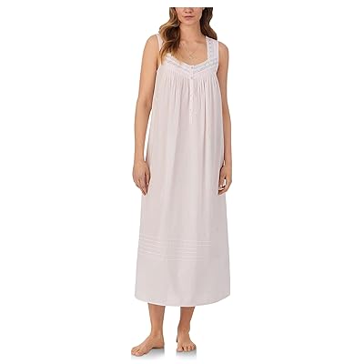 Eileen West Cotton Woven Sleeveless Long Ballet Nightgown Women