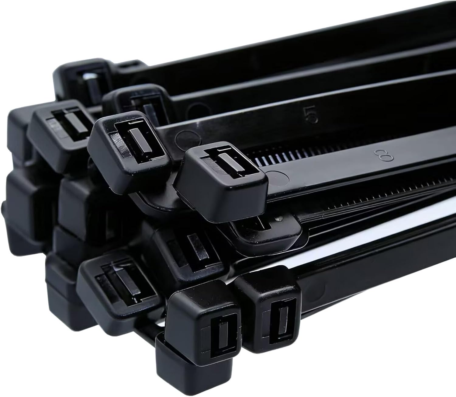 extra Long zip ties heavy duty 36 inch black cable ties for outdoor use 14 pcs strong thick wire ties large ziptie uv resistant big industrial plastic tie wraps