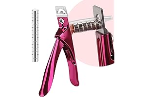 Salon-Grade False Nail Clippers with Magnetic Collection