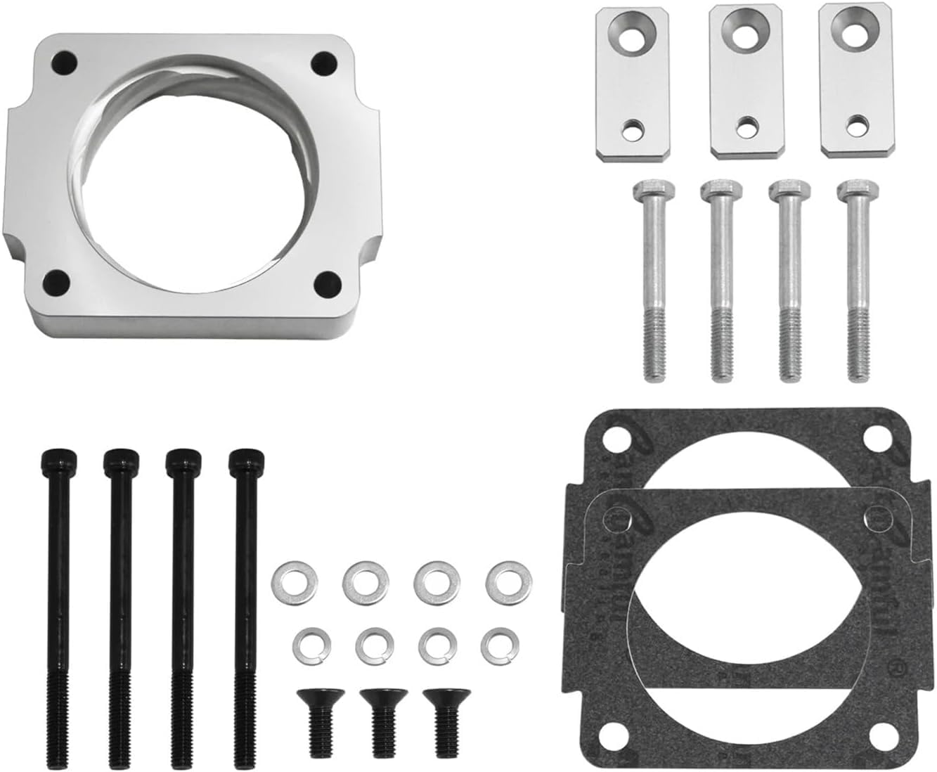 Throttle Body Spacer Compatible with Crown Vic-to-ria E-150 E-150 F-150 Mustang Ranger Lin-coln Navigator Town Car 4.6 5.4L,1set