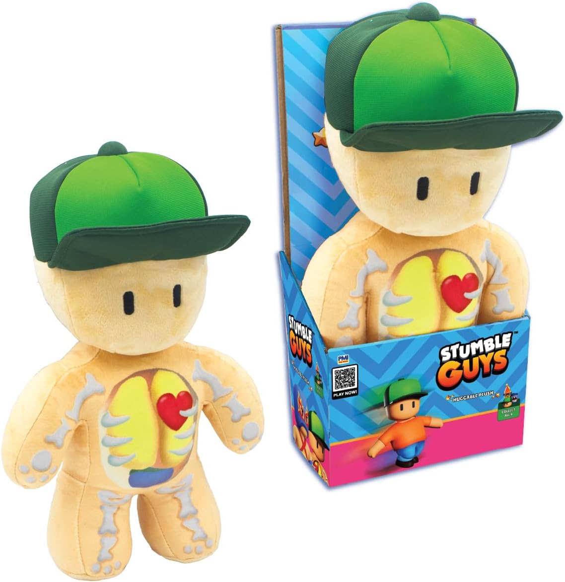 P.M.I. Stumble Guys Series 3-12” Huggable Plush (Golden Banana)