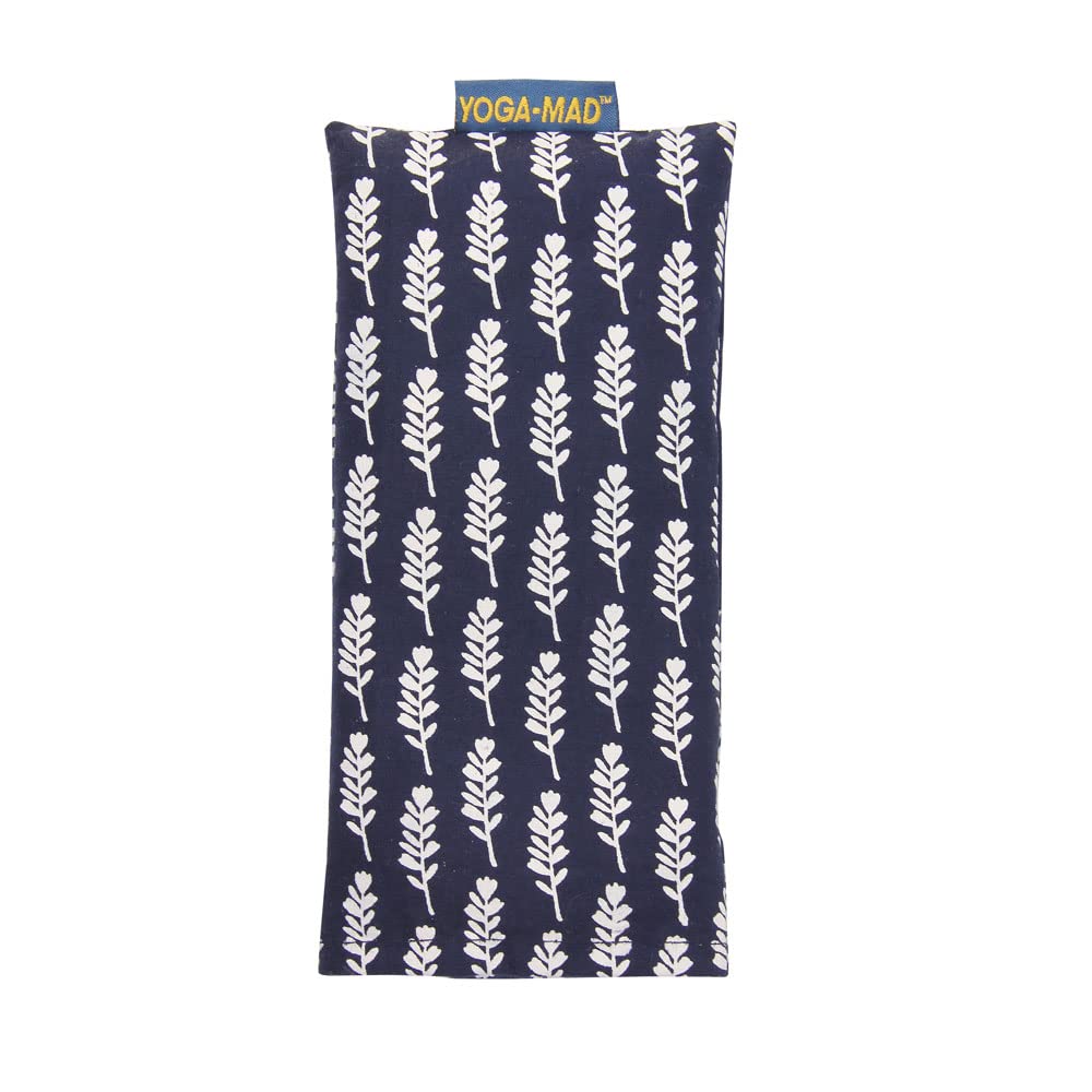 Yoga-Mad Eye Pillow – Coton Bio Lavande Et Lin, Coussin Relaxant Pour Aromathérapie Et Repos Des Yeux
