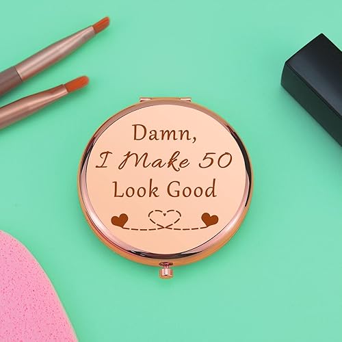 Miniatura 5 de Regalos de cumpleaños 30 para mujeres, espejo de maquillaje compacto para hija, hermana, mejor amiga, divertidos regalos de cumpleaños de 30 años