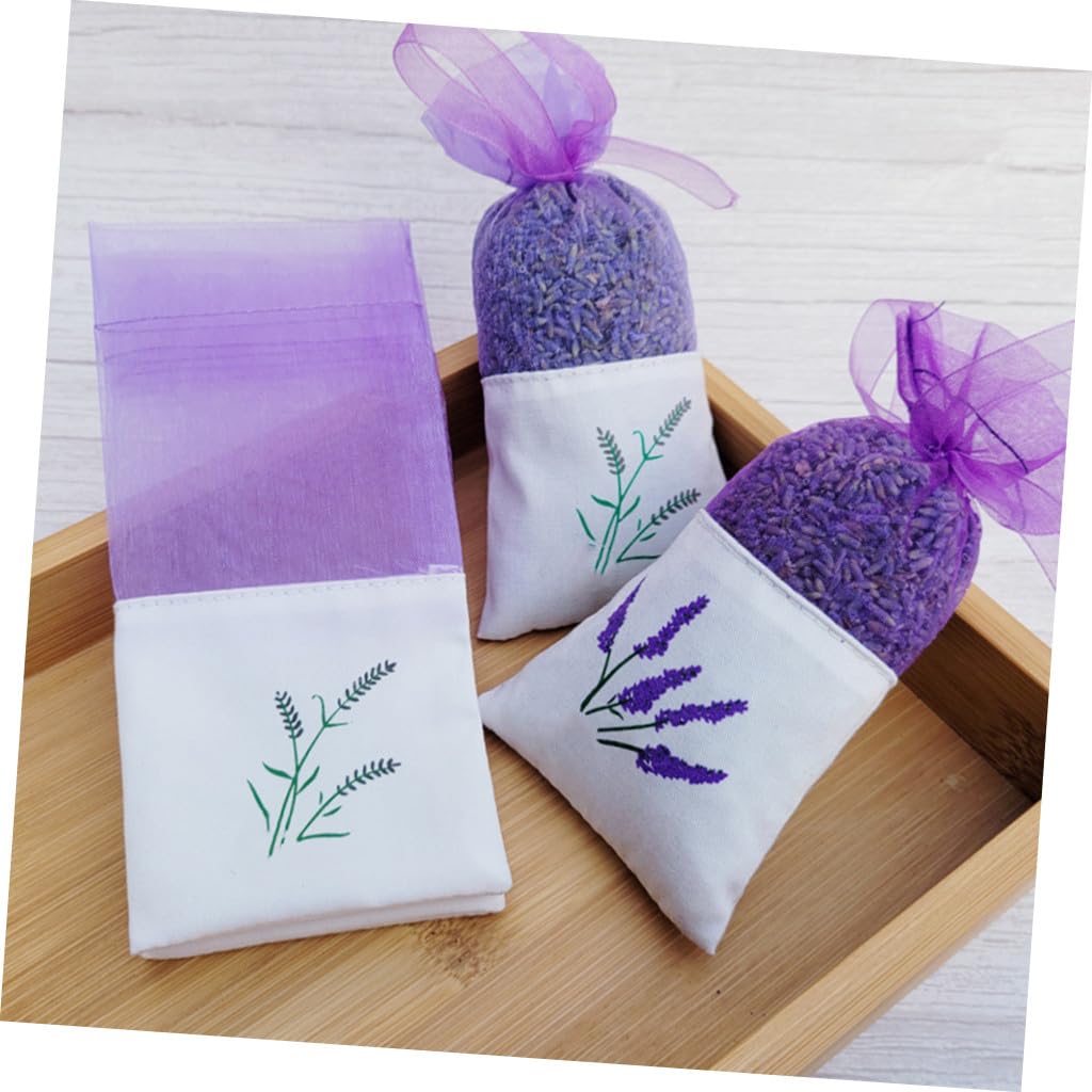 Abaodam 60piezas Bolsas Vacías De Para Dried Flowers Sachet De Lavanda Para Armario Coche y Decoración Del Hogar Para Perfumes y