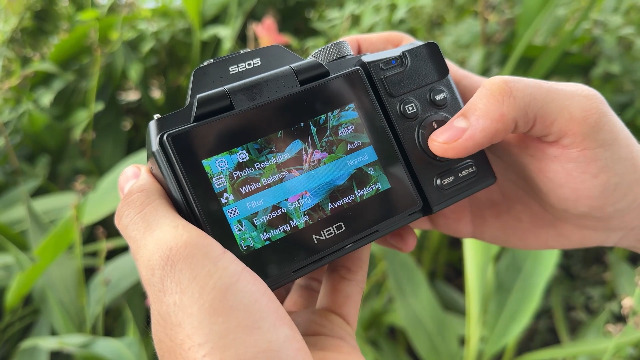 NBD 8K Digital Camera, 64MP Ultra HD with 180° Flip Screen & WiFi