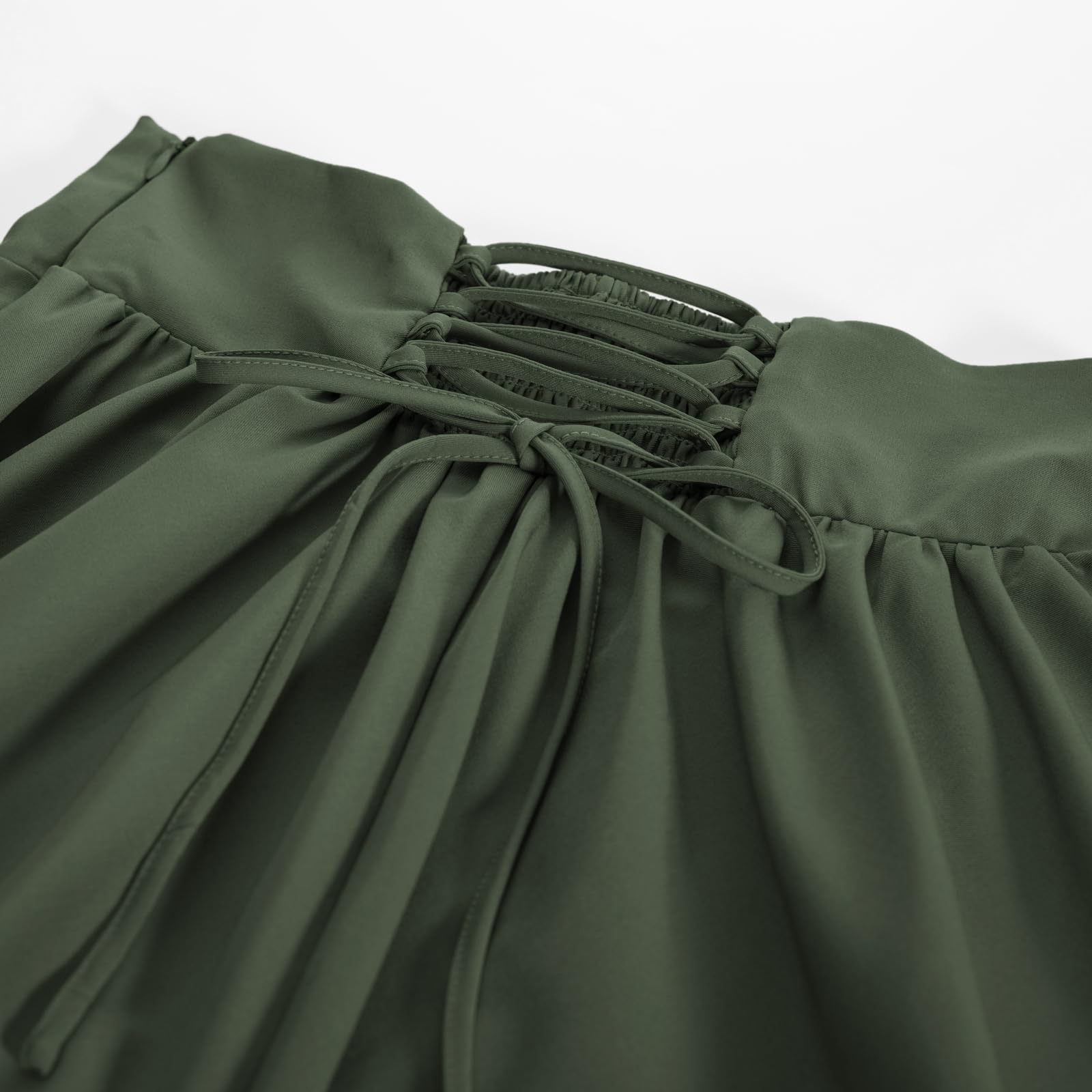 SCARLET DARKNESS Gonna vittoriana da donna a vita alta, maxi gonna medievale