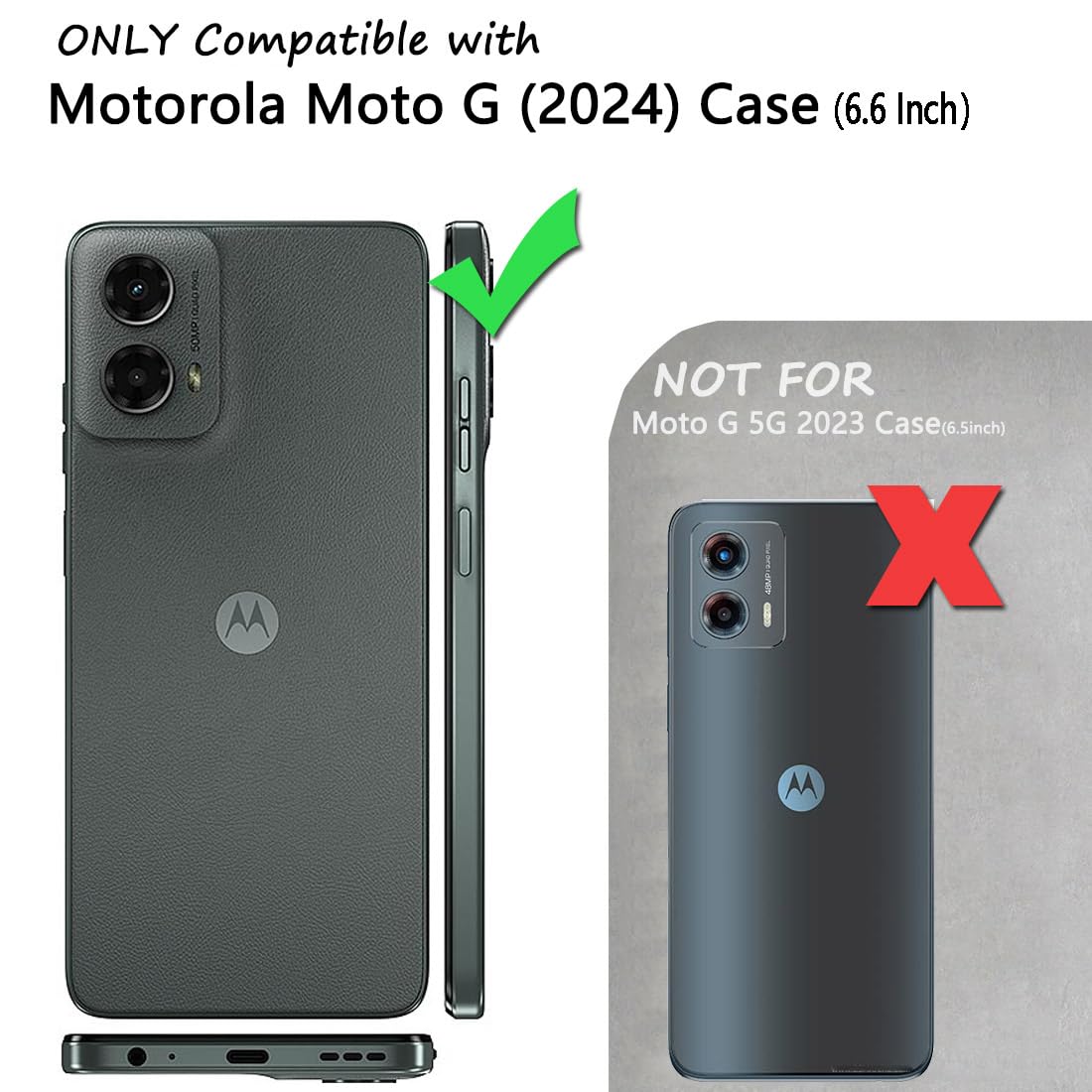 Motorola Moto G 5G (透明カバー付き)美品 Amazon.com: for Motorola Moto G 5G 2024 Case: Clear Unisex