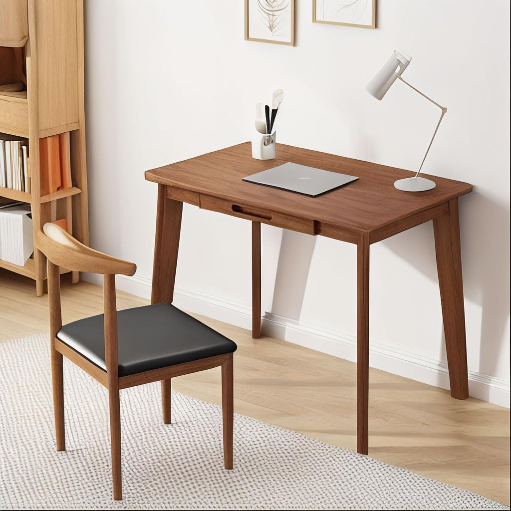 Writing Computer Desk Office Desk Computer Table Study Writing Desk with 1 Drawer for Home Office Modern Furniture
