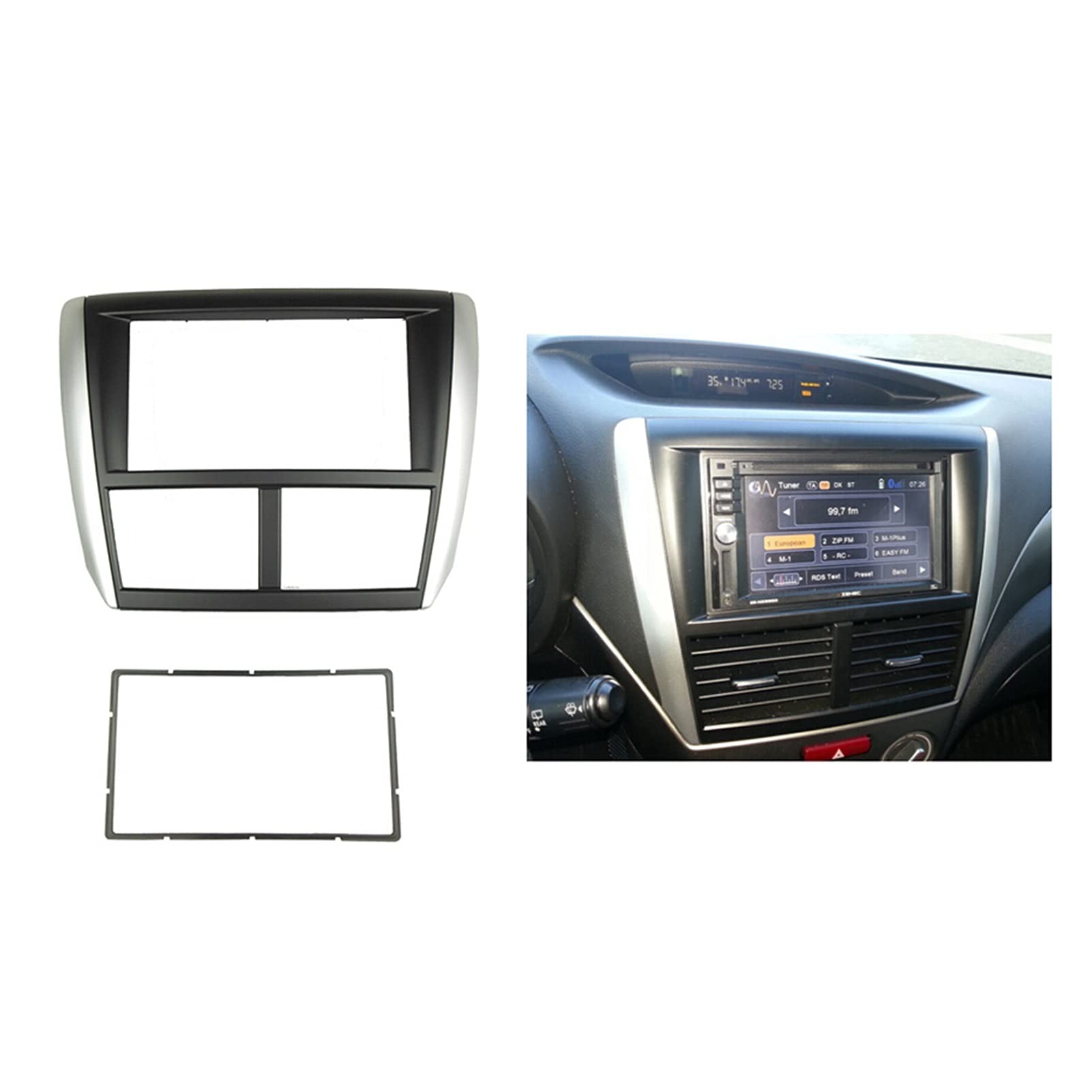yanyan Double Din Car Radio Fascia Fit 