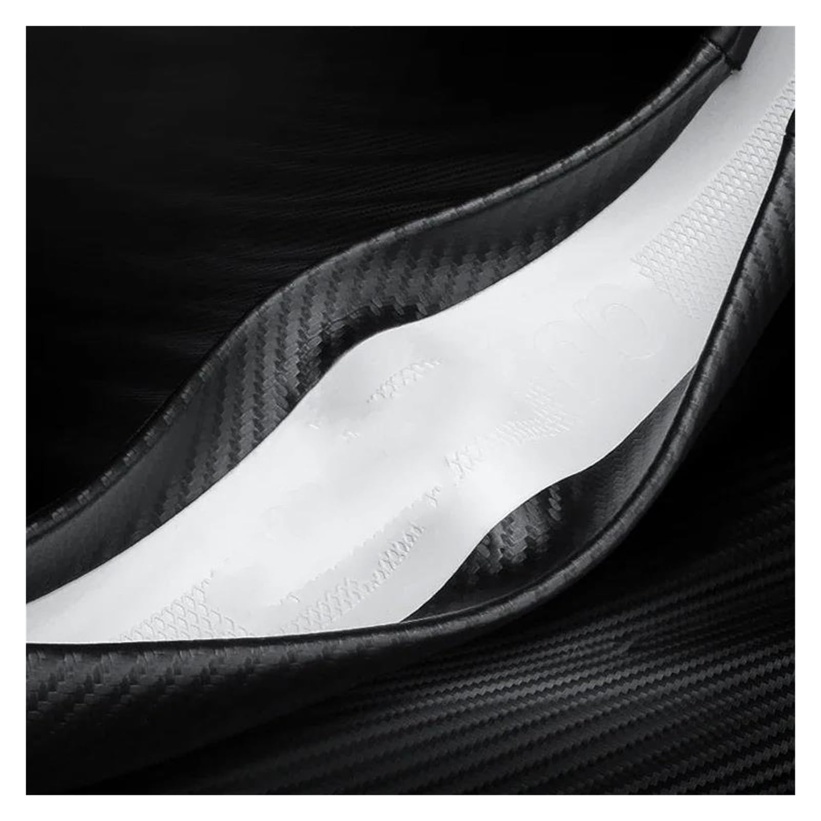 Volantes Funda para Volante Coche Piel auténtica, Ante, Fibra Carbono, 38cm, para Volvo Polestar 1, 2, 3, 4, 5, 2023 Funda Volante(D Style A Blue)