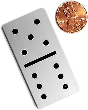 Amazon.co.jp: アルミドミノセット 28個 シルバー : おもちゃ